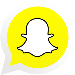 Autocollant Logo Réseau Social Snapchat 2