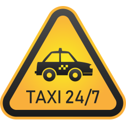 Autocollant Métier Taxi 6