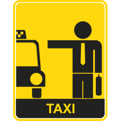 Autocollant Métier Taxi 8