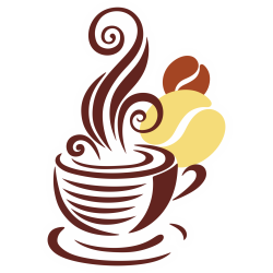 Autocollant Café Logo