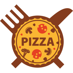 Autocollant Pizza Logo 2
