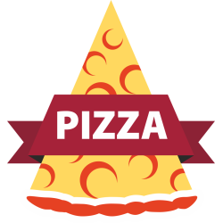Autocollant Pizza Logo 3