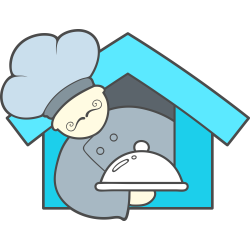 Autocollant Restaurant Logo Chef