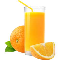 Autocollant Alimentation Jus D'orange 1