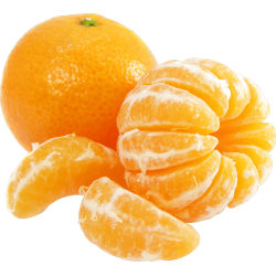 Autocollant Alimentation Fruit Clémentine