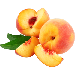 Autocollant Alimentation Fruit Pêche 2