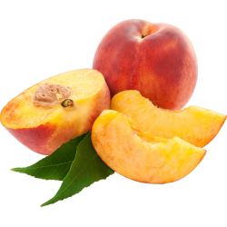 Autocollant Alimentation Fruit Pêche 3