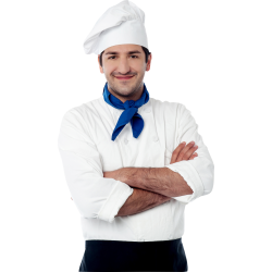 Autocollant Personne Cuisinier 1