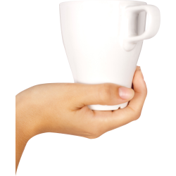 Autocollant Personne Main Mug