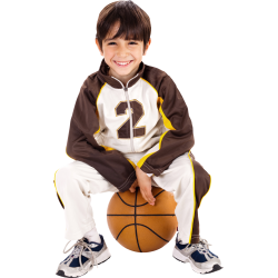 Autocollant Personne Enfant Basket 1