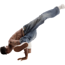 Autocollant Personne Danseur Hip Hop 1