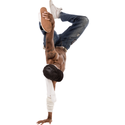 Autocollant Personne Danseur Hip Hop 2