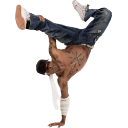 Autocollant Personne Danseur Hip Hop 3