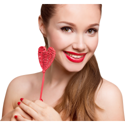 Autocollant Personne Femme Coeur Beauté 2