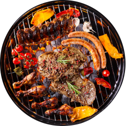 Autocollant Alimentation Barbecue 8