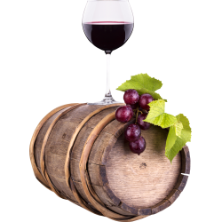 Autocollant Boisson Tonneau Vin