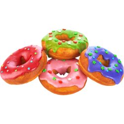 Autocollant Alimentation Gâteau Donuts 5