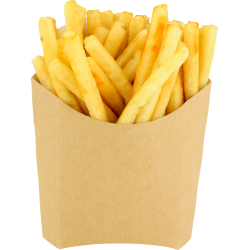 Autocollant Alimentation Frites Sachet 1