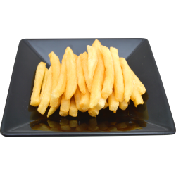 Autocollant Alimentation Frites Assiette