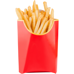 Autocollant Alimentation Frites Sachet 2