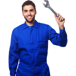 Autocollant Personne Mécanicien Molette