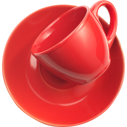 Autocollant Divers Tasse Rouge