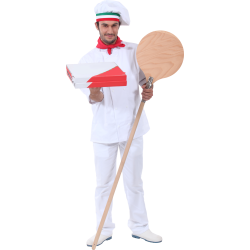 Autocollant Personne Chef Pizza