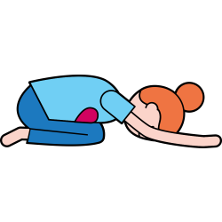 Autocollant Métier Yoga Position 7