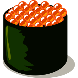 Autocollant Alimentation Japonais Sushi 6