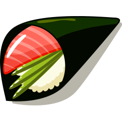 Autocollant Alimentation Japonais Sushi 9