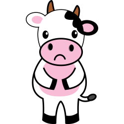 Autocollant Animaux Vache 2