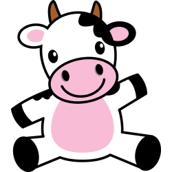 Autocollant Animaux Vache 3