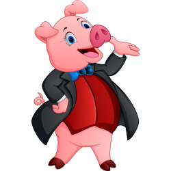 Autocollant Animaux Cochon 3