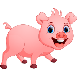 Autocollant Animaux Cochon 5