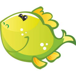 Autocollant Animaux Poisson