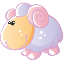 Autocollant Animaux Mouton