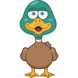 Autocollant Animaux Canard