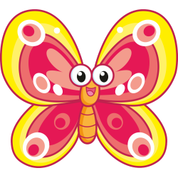 Autocollant Animaux Papillon 2