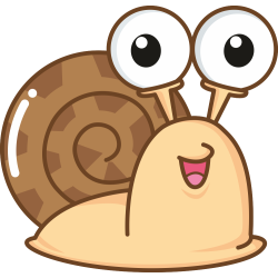 Autocollant Animaux Escargot 1