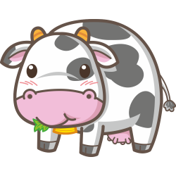 Autocollant Animaux Vache 5