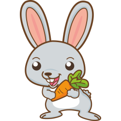 Autocollant Animaux Lapin 2