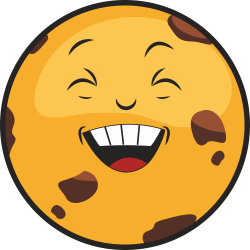 Autocollant Pâtisserie Cookie Smiley 2