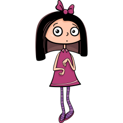 Autocollant Enfants Petite Fille 2