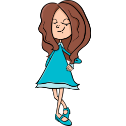 Autocollant Enfants Petite Fille 6