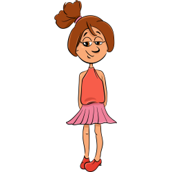 Autocollant Enfants Petite Fille 8