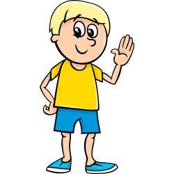 Autocollant Enfants Petit Garçon 10