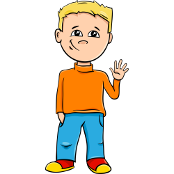 Autocollant Enfants Petit Garçon 11