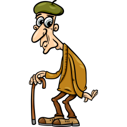 Autocollant Personnes âgées 2