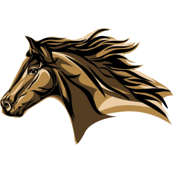 Autocollant Animaux Cheval 9