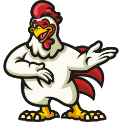 Autocollant Animaux Coq 3